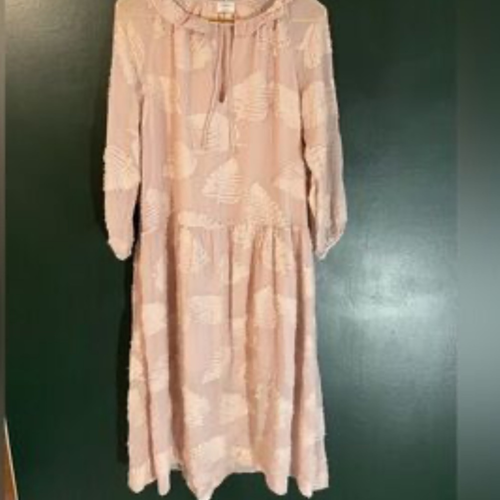 Wilfred Blush Pink Ruffled Dress s - Picture 6 of 6